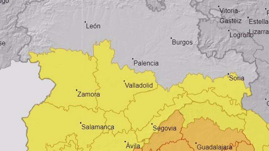 Los avisos por calor se mantienen este jueves en Salamanca, Ávila, Segovia y Valladolid y zonas de Zamora y Soria