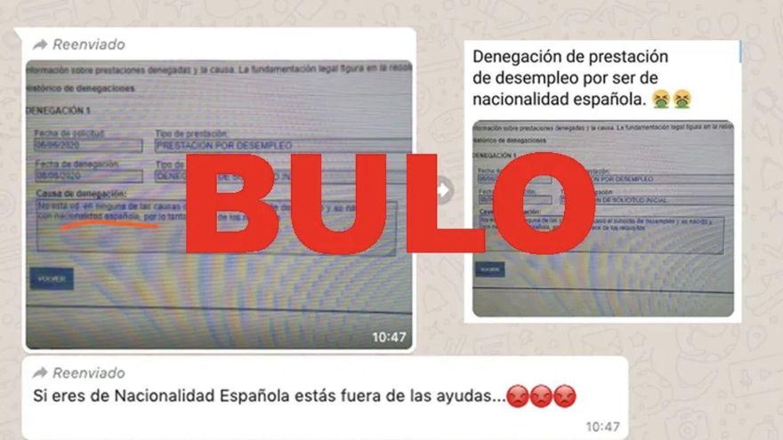 Bulo sobre la prestación de desempleo a españoles