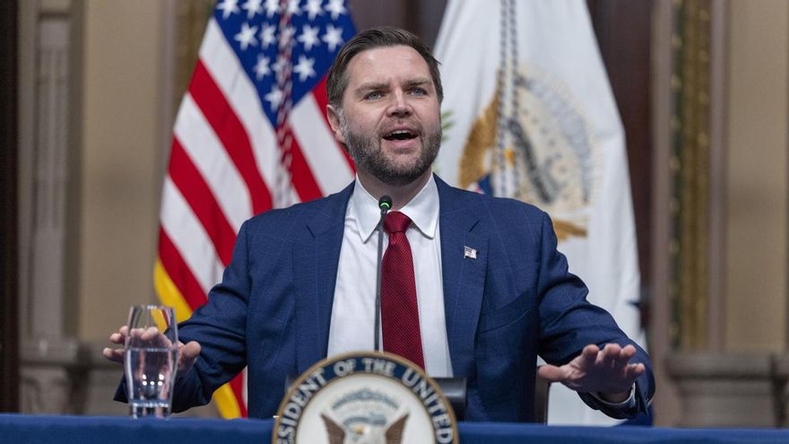 Fotografía de archivo del vicepresidente de Estados Unidos, J.D. Vance. EFE/EPA/SHAWN THEW / POOL