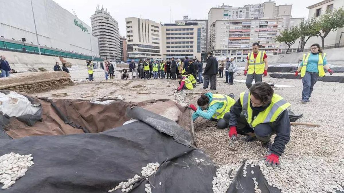 La coordinación de Huermur ha sido esencial en la exigencia de conservación de los restos arqueológicos de San Esteban. UMU