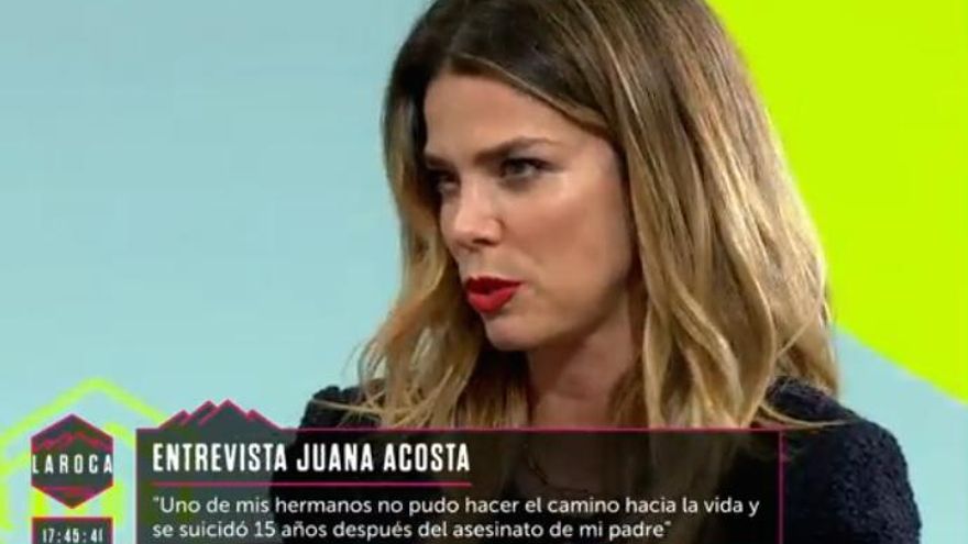 Juana Acosta habló en 'La Roca' sobre el asesinato de su padre y el suicidio de su hermano