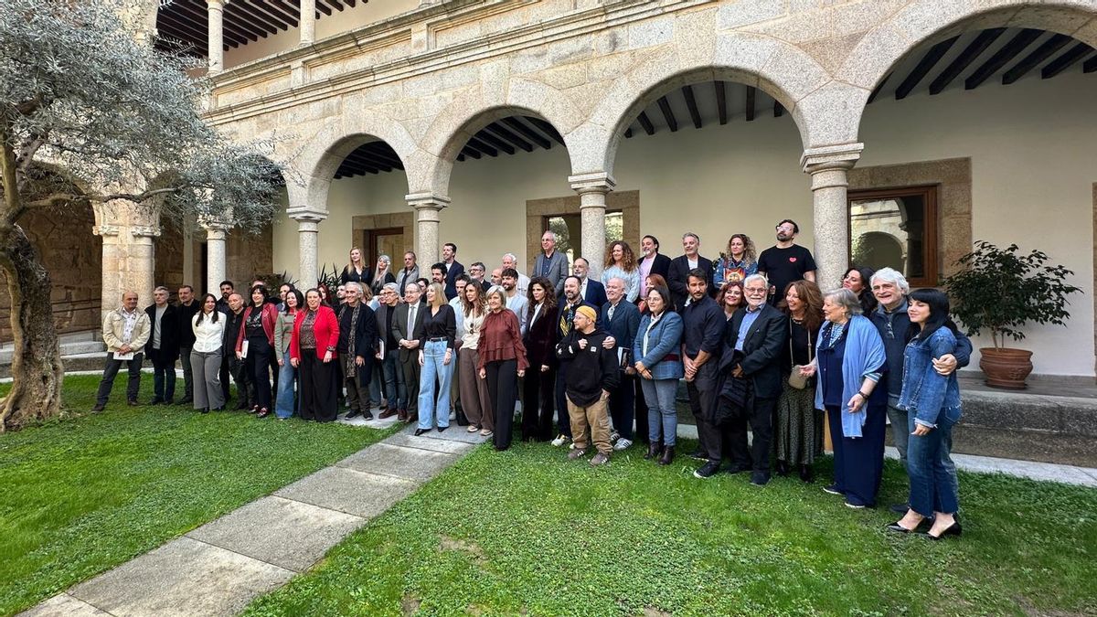 Presentación del la 72ª edición del Festival de Teatro de Mérida con algunos de los actores y actrices que participarán este verano en el certamen
