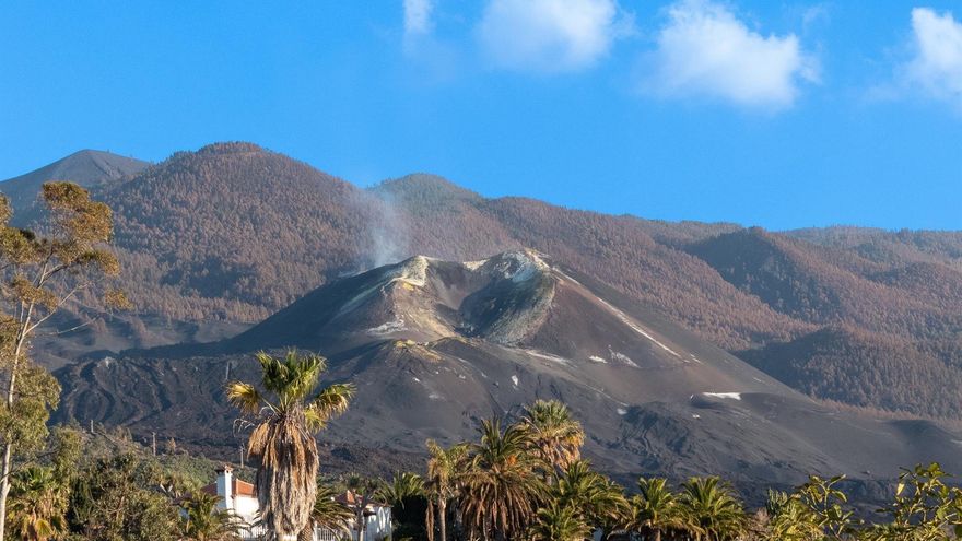El volcán, ya apagado, continúa con su proceso de desgasificación