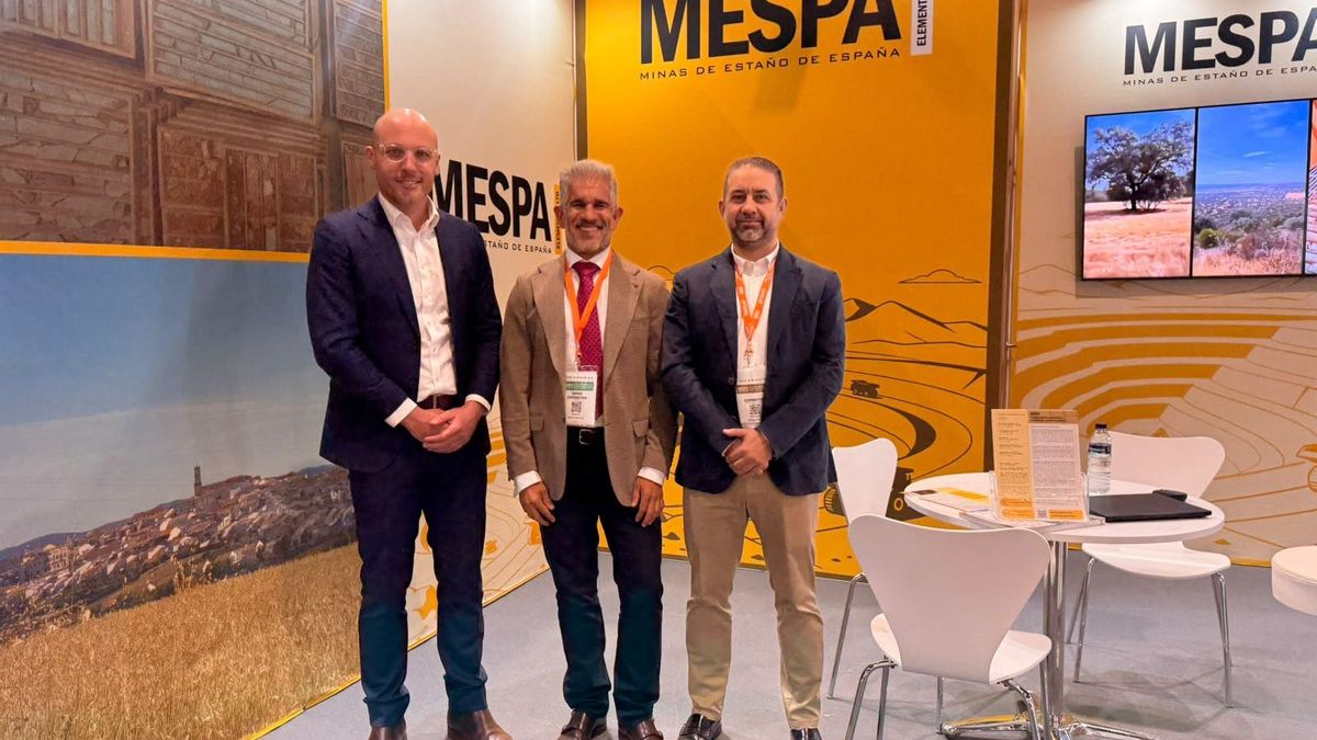 Joe David, Antonio Martín y Antonio Ortega, de MESPA.