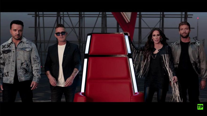 Antena 3 junta por primera vez a Luis Fonsi, Alejandro Sanz, Malú y Pablo Alborán en la nueva promo de 'La Voz'