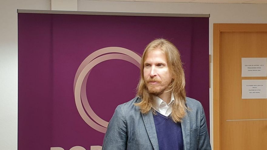 El portavoz de Podemos, Pablo Fernández, en una imagen de archivo.