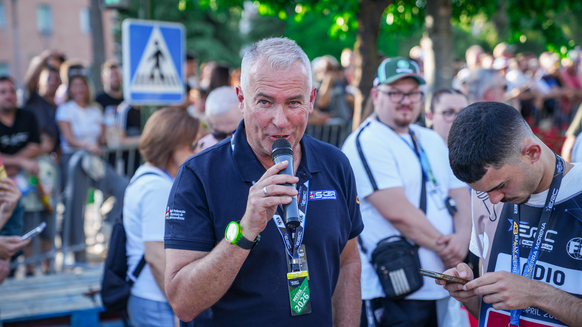 Tramo urbano del Rally Sierra Morena