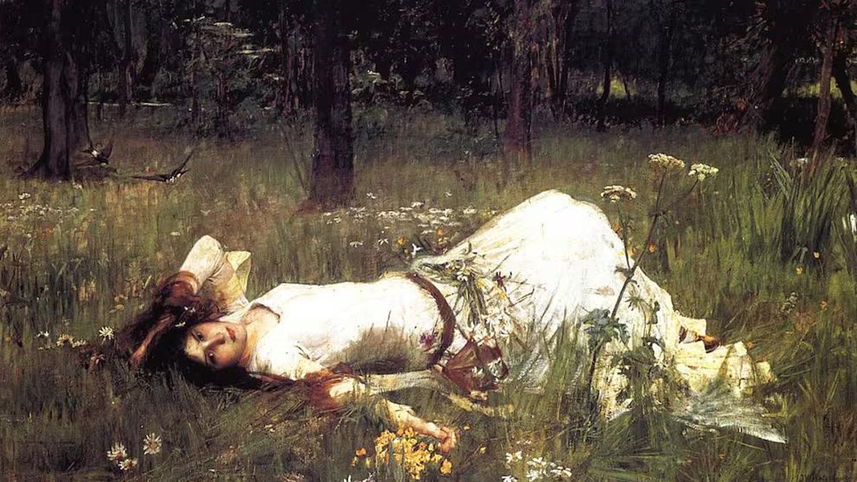 Ofelia, John William Waterhouse, 1889