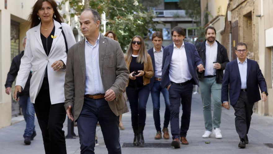 Borràs defiende romper con ERC y Turull no dice qué votará en la consulta de Junts