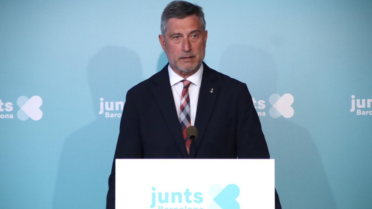 El presidente del grupo municipal de Junts en Barcelona, Jordi Martí Galbis