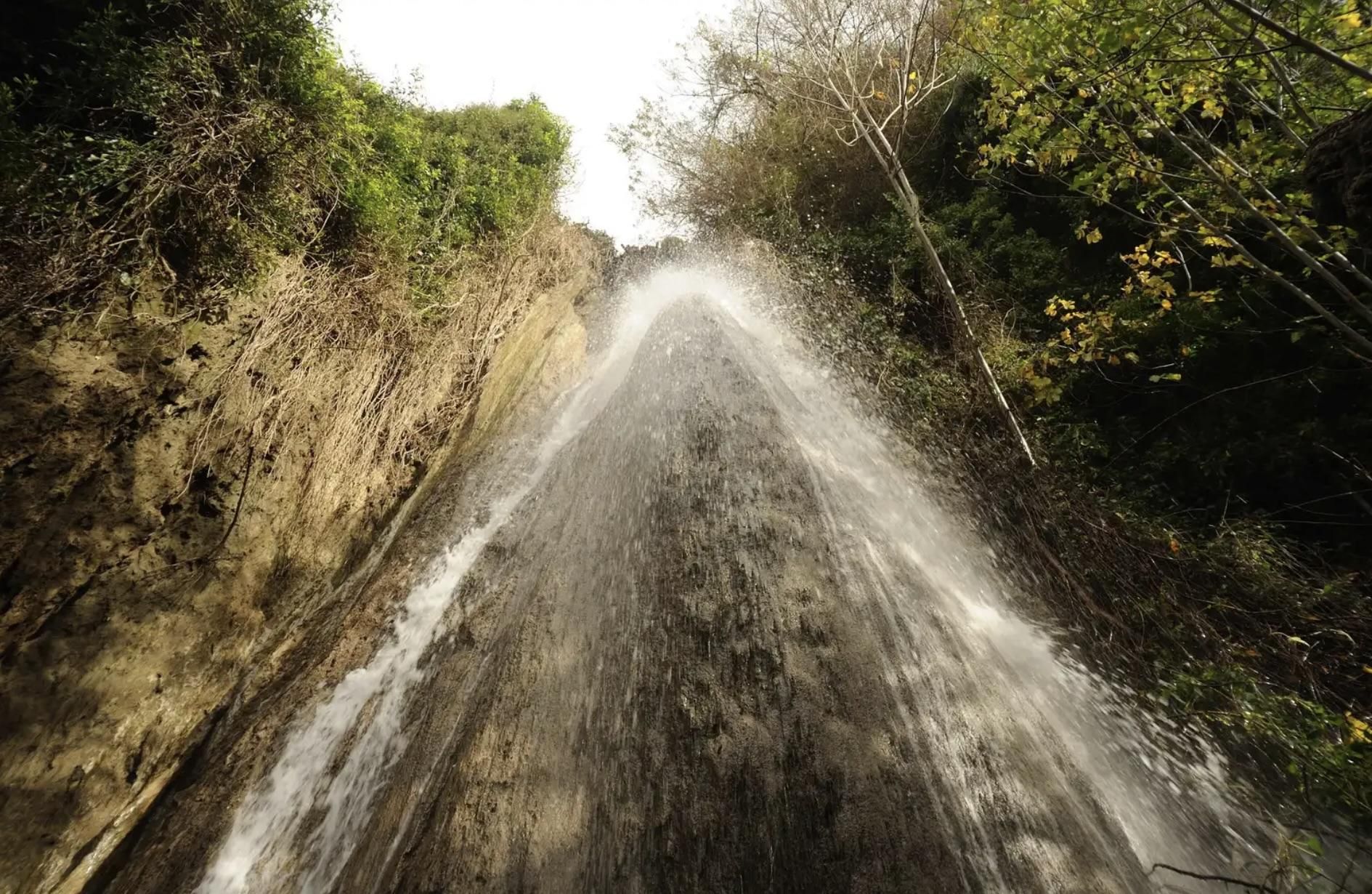 Las Chorreras de Balastar alcanzan más de 20 metros de altura.