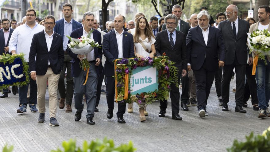 Junts apela a la movilización independentista ante los "ataques" al "nervio de la nación"