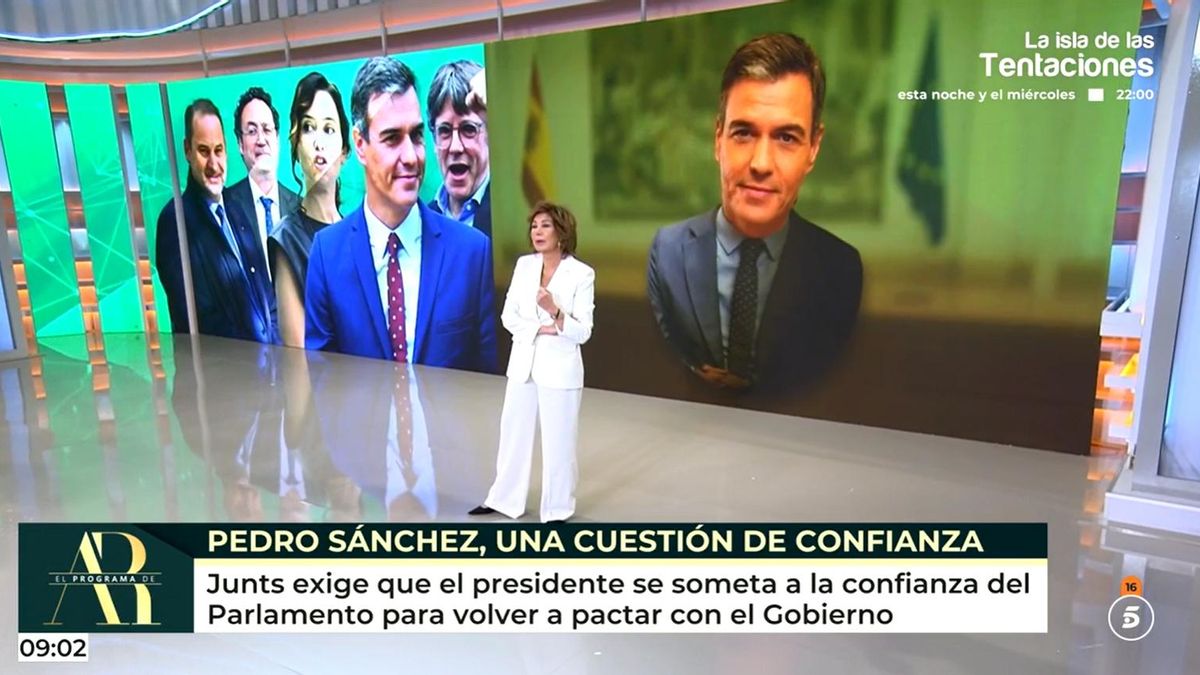 Ana Rosa Quintana en su vuelta a las mañanas con 'El programa de Ana Rosa'