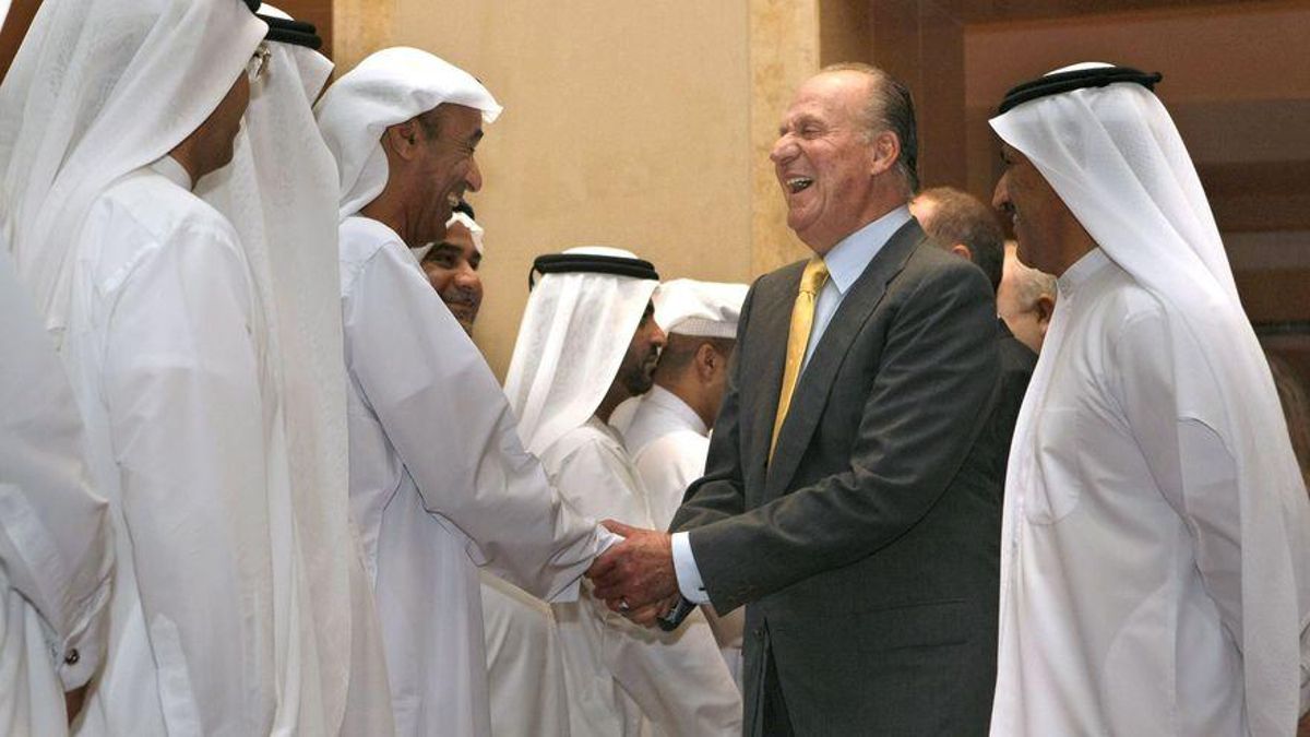 Juan Carlos de Borbón en una visita a Dubai en 2008. EFE