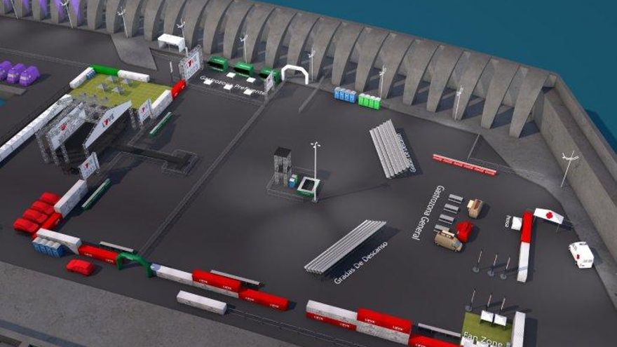 Escenario del concierto del Isla Bonita Love Festival.