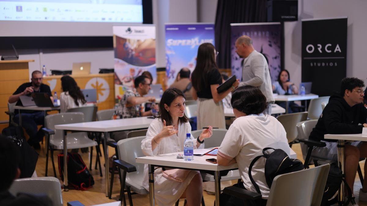 Sesiones de reclutamiento profesional en Animayo 2024.