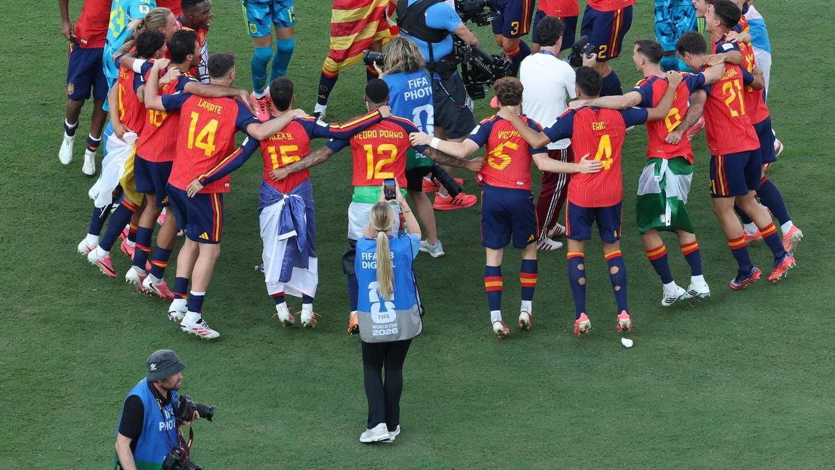 La Selección celebra el Mundial
