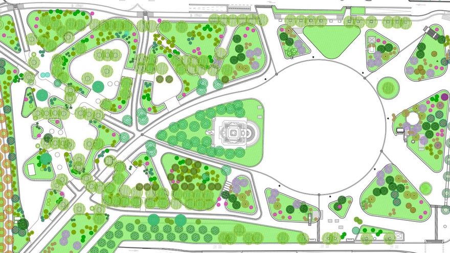 Las diferencias entre el proyecto de Plaza España que aprobó Carmena y el que inaugurará Almeida