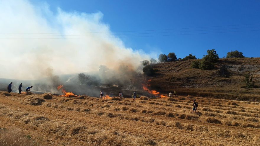 Euskadi amplía hasta el lunes la alarma roja por altas temperaturas y riesgo extremo de incendios en el interior