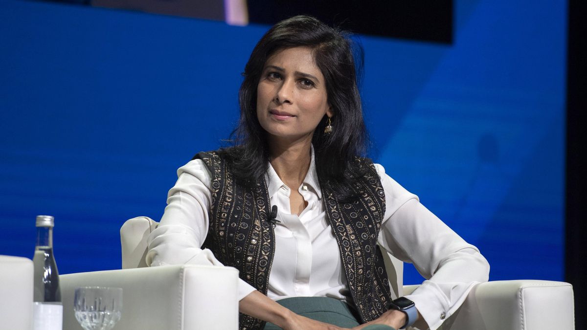 La subdirectora gerente del Fondo Monetario Internacional (FMI), Gita Gopinath, en una foto de archivo. EFE/EPA/JALAL MORCHIDI