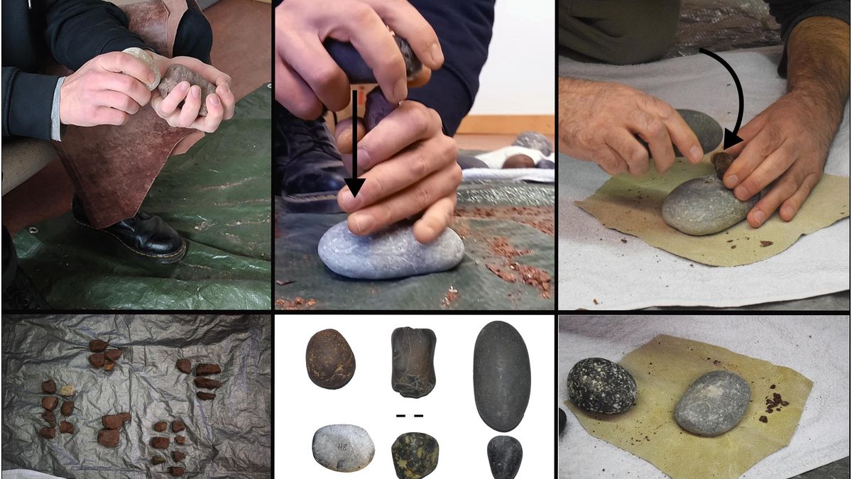 Investigadores recreando las diferentes técnicas