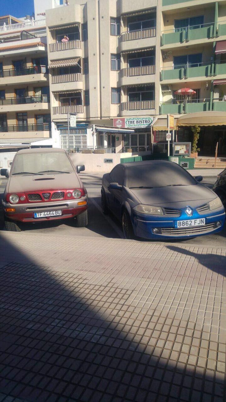 Derrumbe de un edificio en Los Cristianos (Tenerife)