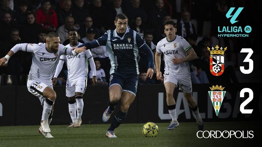 El Córdoba CF se ahoga en la locura del Murube y vuelve a tropezar en el salto definitivo