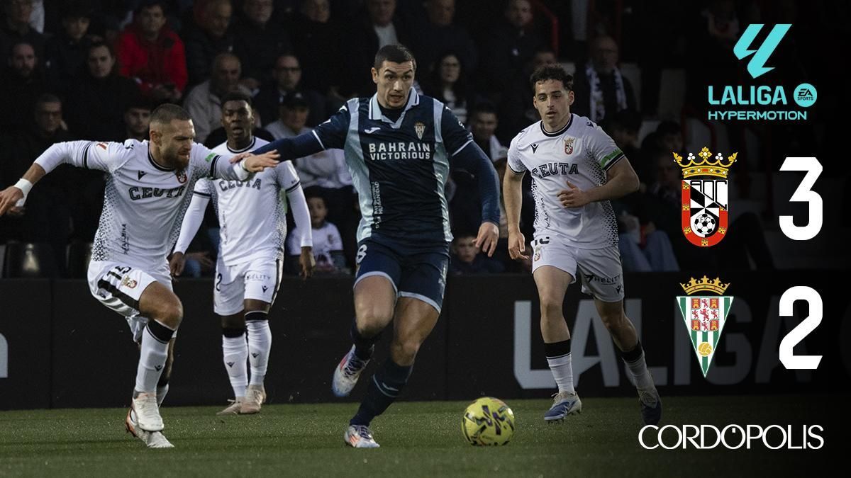 Marcador Ceuta 3-2 Córdoba