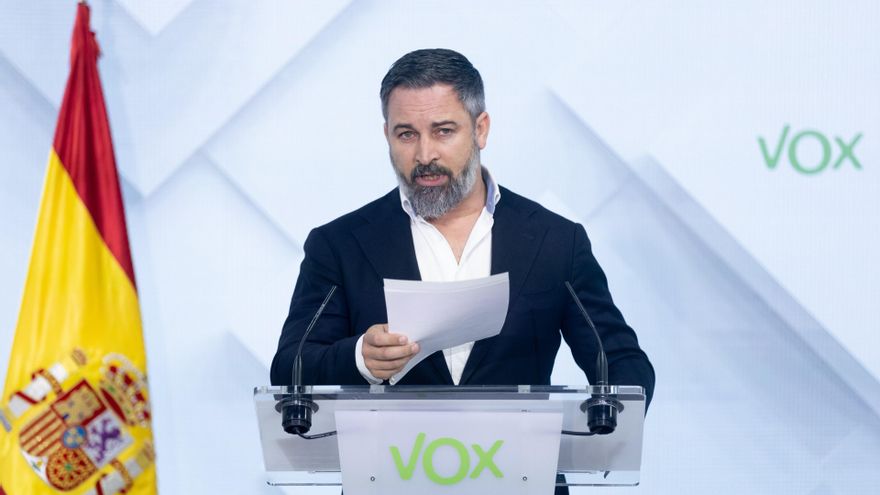 Archivo - El líder de Vox, Santiago Abascal.