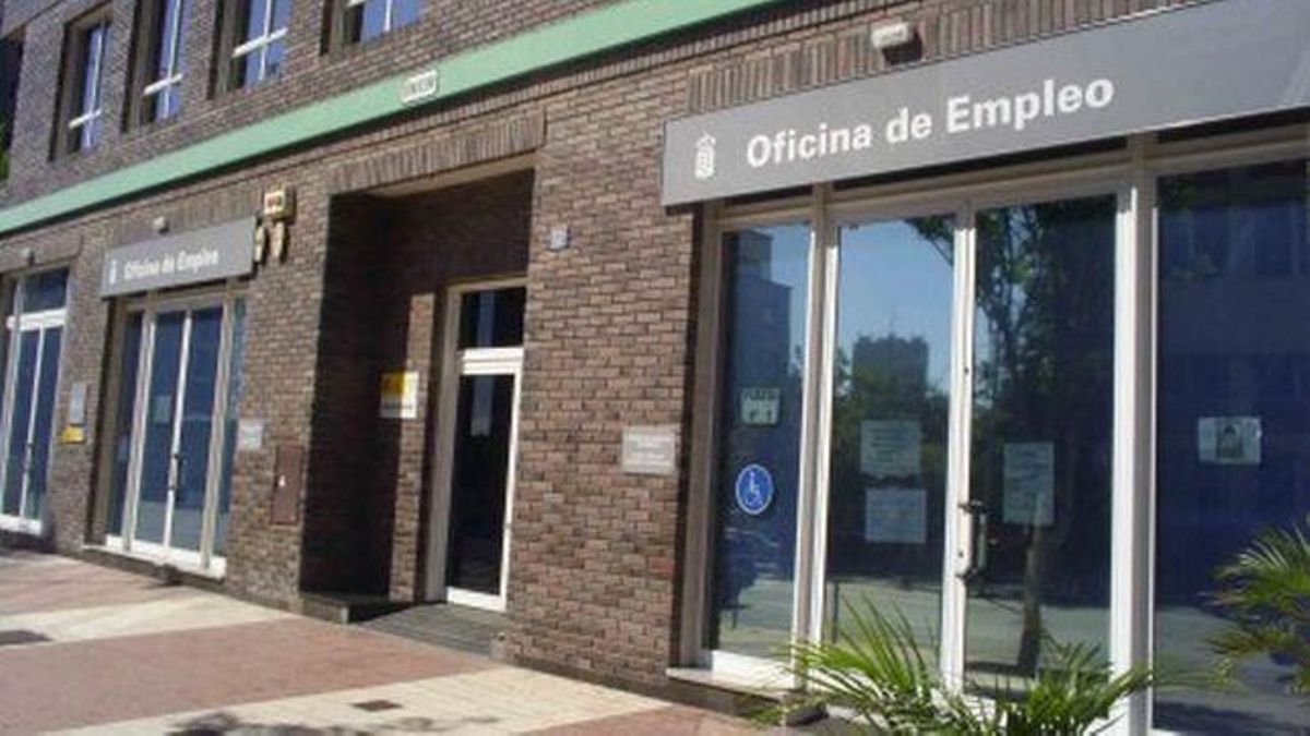 Oficina del Servicio Canario de Empleo, en Santa Cruz de Tenerife.