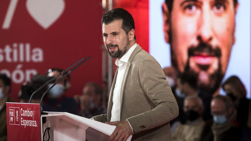 El candidato del PSOE a la Presidencia de la Junta, Luis Tudanca.