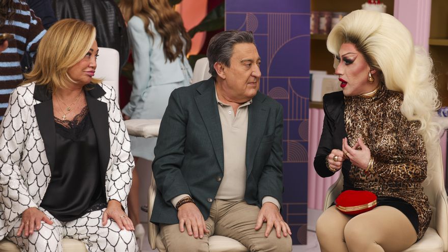 Belén Esteban, Mariano Peña y Samantha Ballentines, concursantes de 'Top Chef'