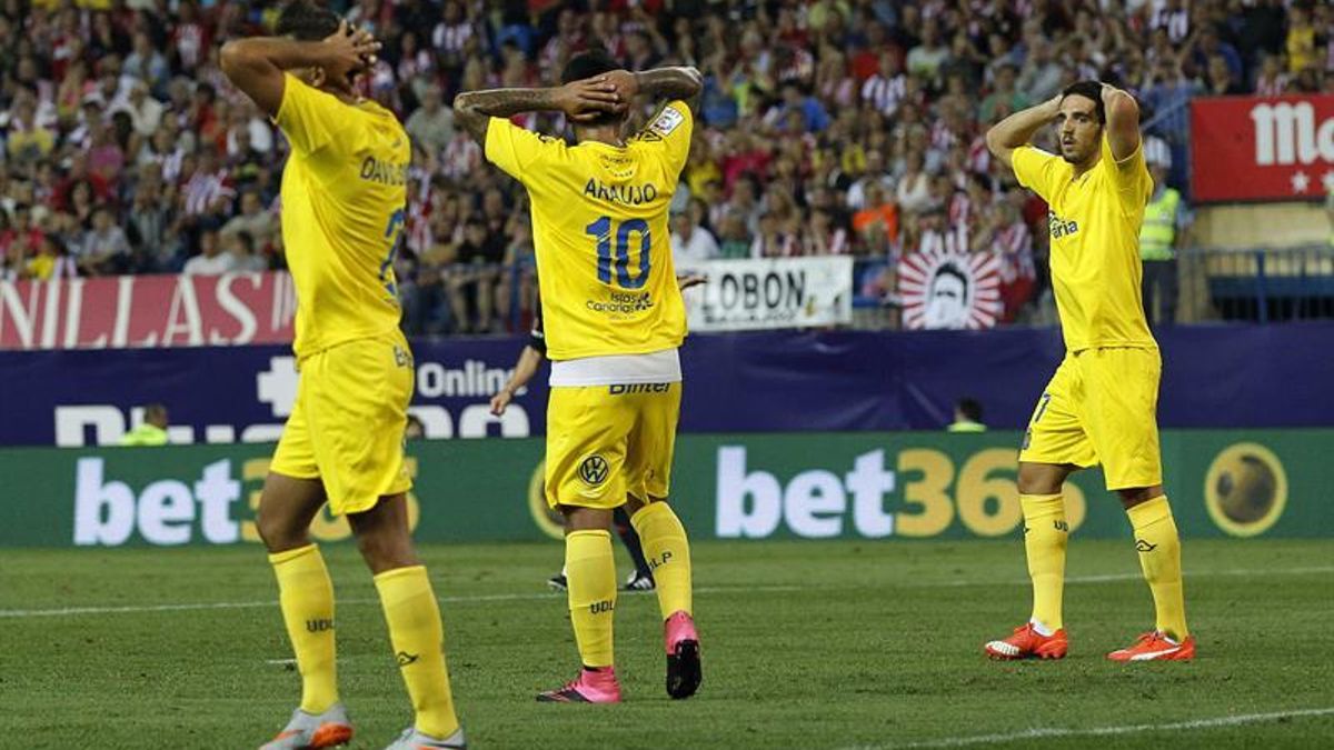 Partido entre el Atlético de Madrid y la UD Las Palmas