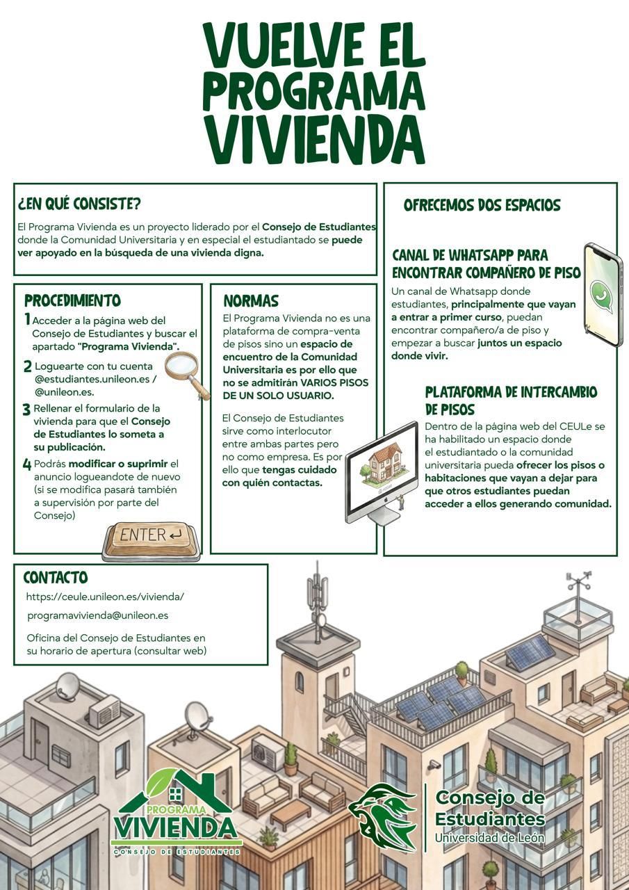 Programa Vivienda de la Universidad de León