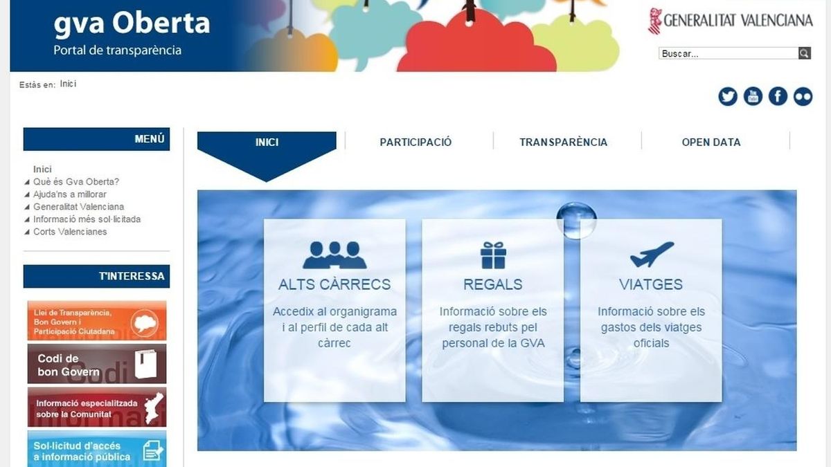 La Ley de Transparencia entra en vigor este jueves para comunidades y ayuntamientos