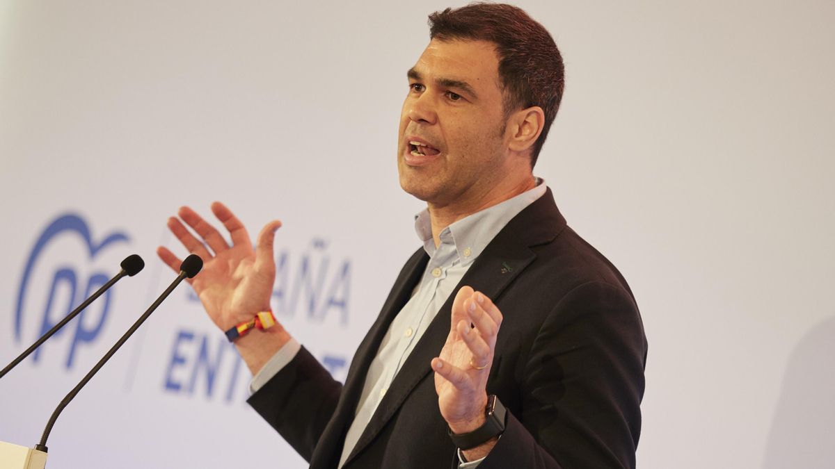 El presidente del Partido Popular de Navarra, Javier García., en una imagen de archivo.