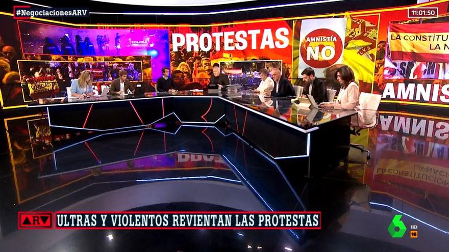 Nueva jornada de récords en laSexta por las protestas en Ferraz, con máximo anual para 'Al Rojo Vivo' (15.1%)