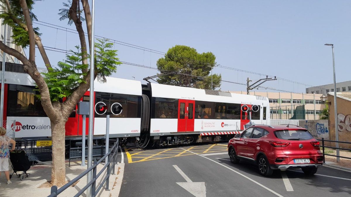 Metrovalencia inicia el projecte de doble de via en la línia 3 entre Alboraia i Rafelbunyol per a millorar les freqüències