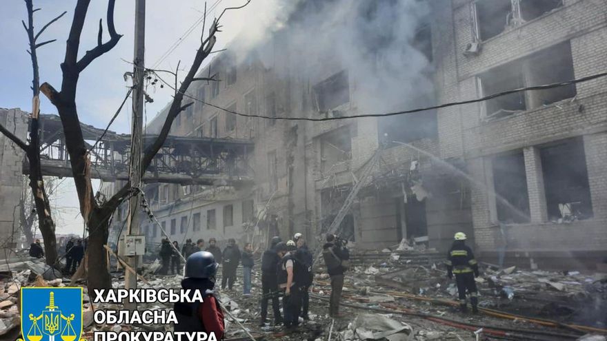 Ataque ruso a Járkov, 16 de abril.