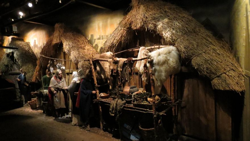 Calle de Jorvik recreada al detalle bajo el suelo de la ciudad de York.