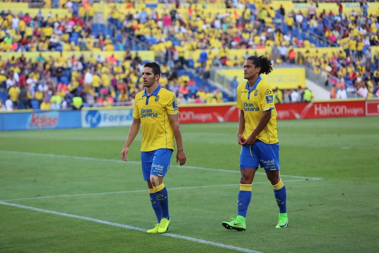 Partido entre la UD Las Palmas y FC Barcelona. Alejandro Ramos.