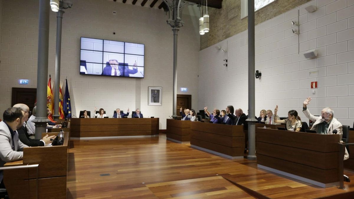 Pleno de la Diputación de Zaragoza