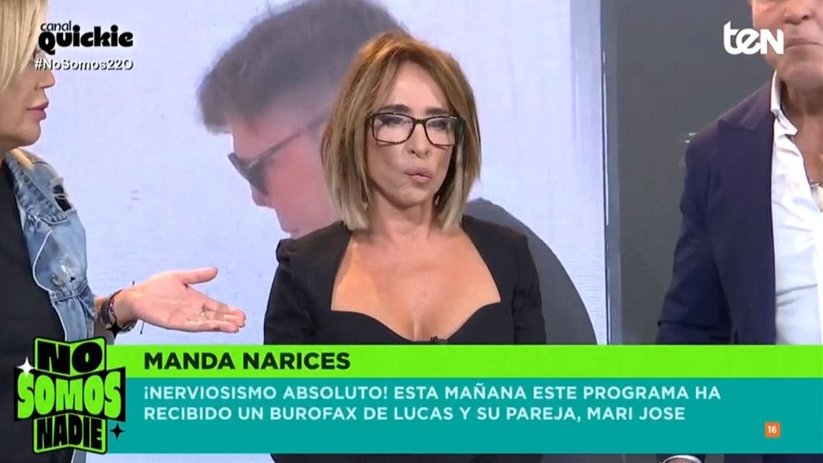 Lucas, de 'Andy y Lucas', envía un burofax a 'No somos nadie' y María Patiño se pronuncia: "Están nerviosos"