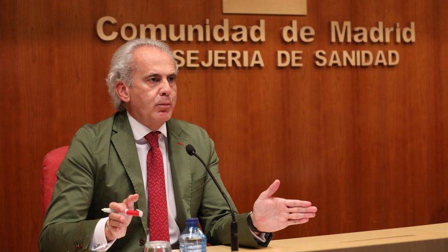 El consejero de Sanidad de la Comunidad de Madrid en funciones, Enrique Ruiz Escudero.