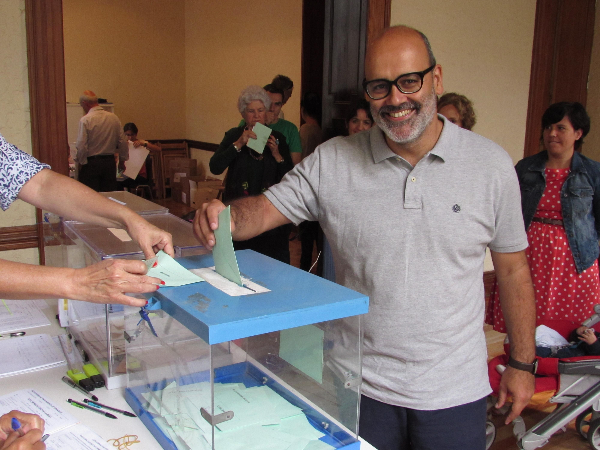 Juan Manuel Brito, candidato de Podemos al Cabildo grancanario.