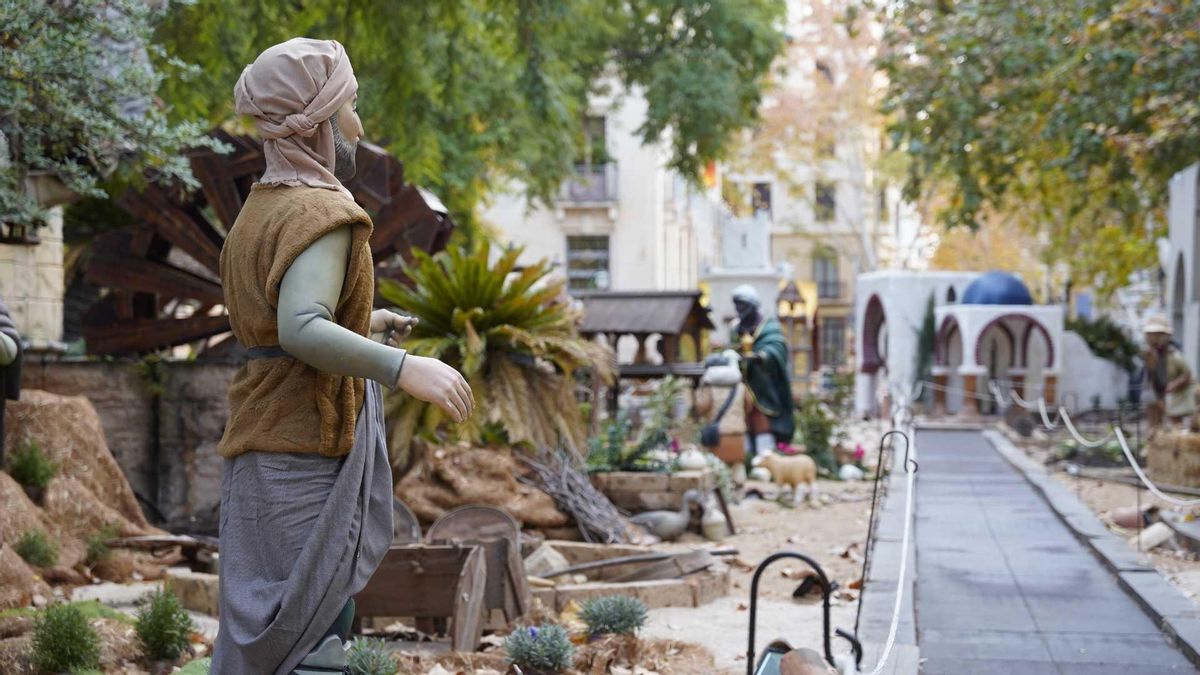 Imagen de archivo del belén monumental de Xàtiva