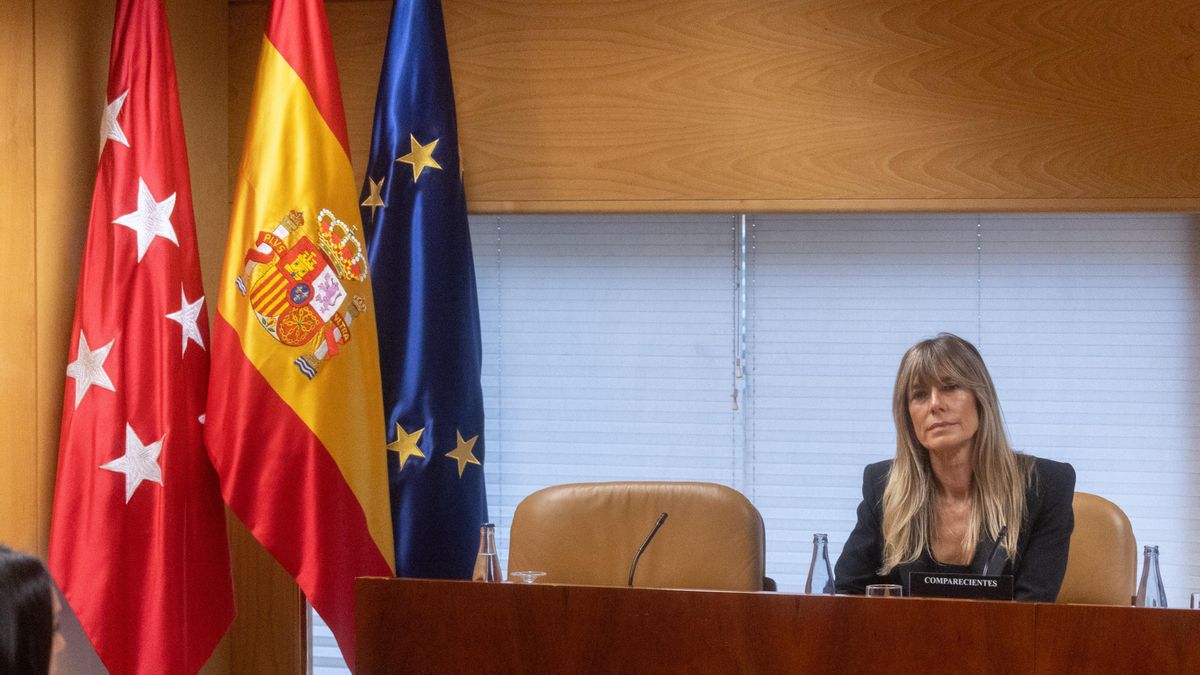 La mujer del presidente del Gobierno, Begoña Gómez, ante la comisión de investigación de la Asamblea de Madrid