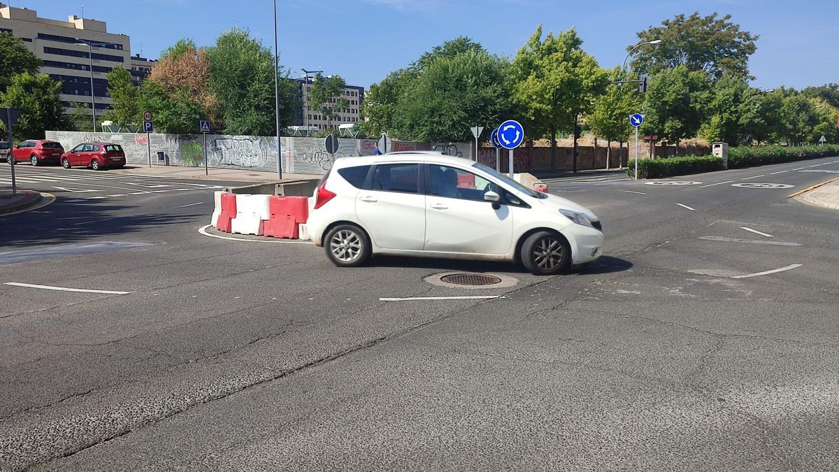 Rotonda de Lobete en Logroño