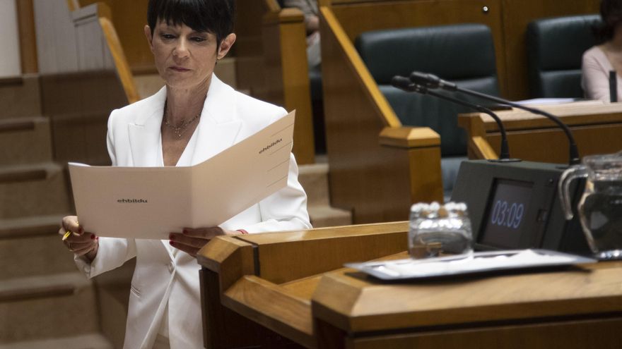 Maddalen Iriarte se despide como jefa de la oposición en Euskadi para centrarse en ganar en Gipuzkoa con EH Bildu