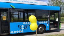 El autobús Solaris de la prueba.